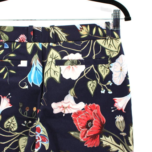 Gucci Floral Print Trousers - Black and Multicolor - Picture 4 of 7
